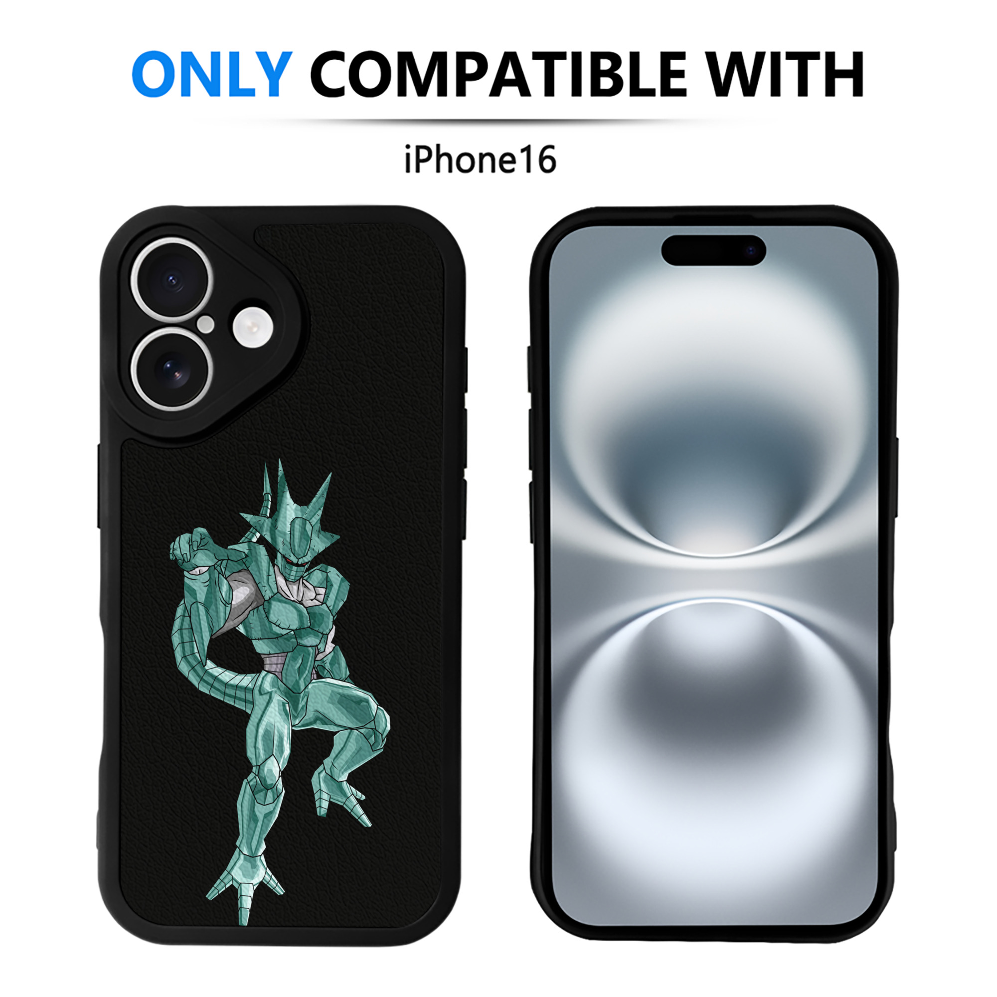 （画像用） ドラゴンボール DRAGON BALL 【iPhone 16シリーズ対応】シリコンスマホケース（レザー調） 材質：シリコン
